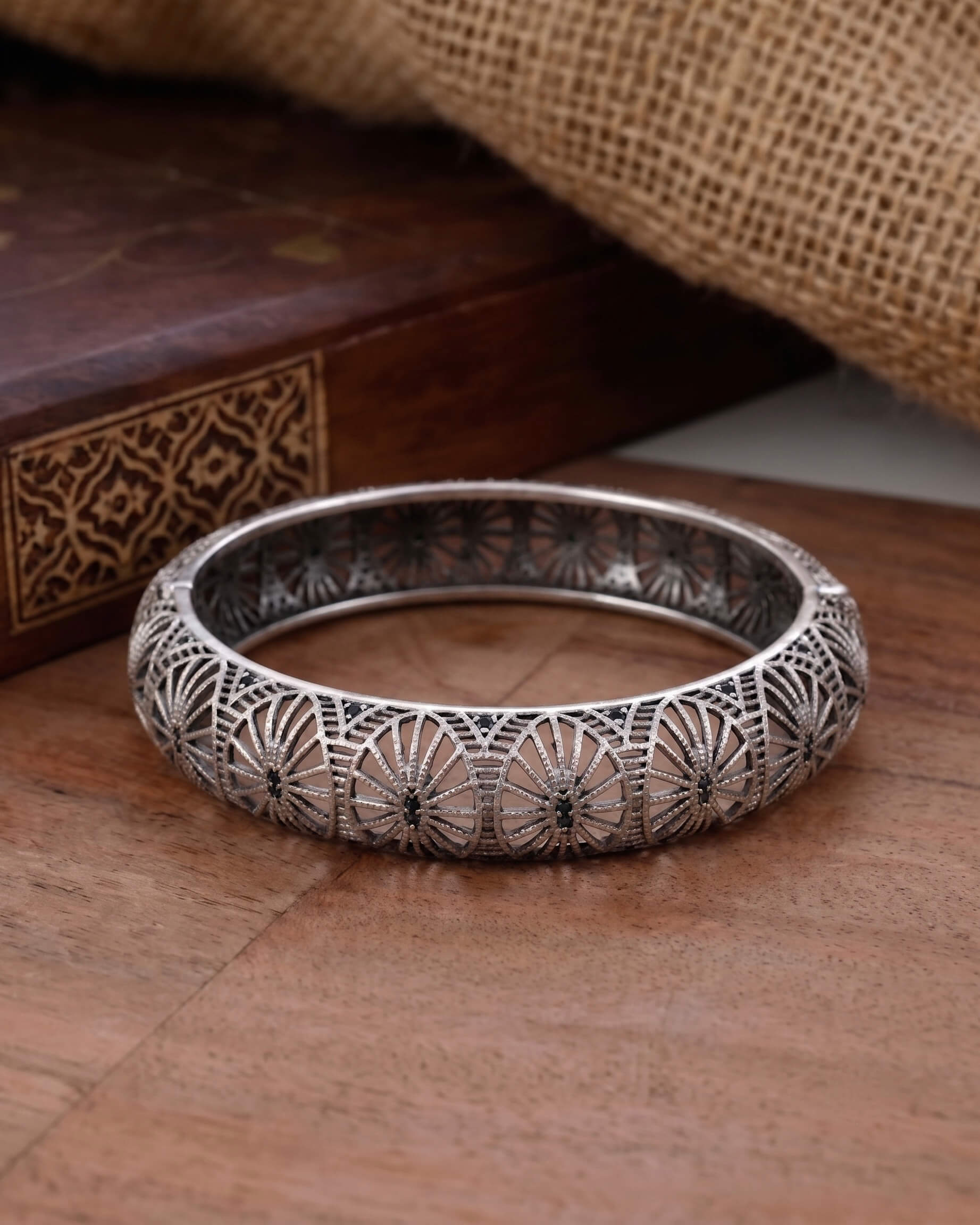 Maya Silver bangle