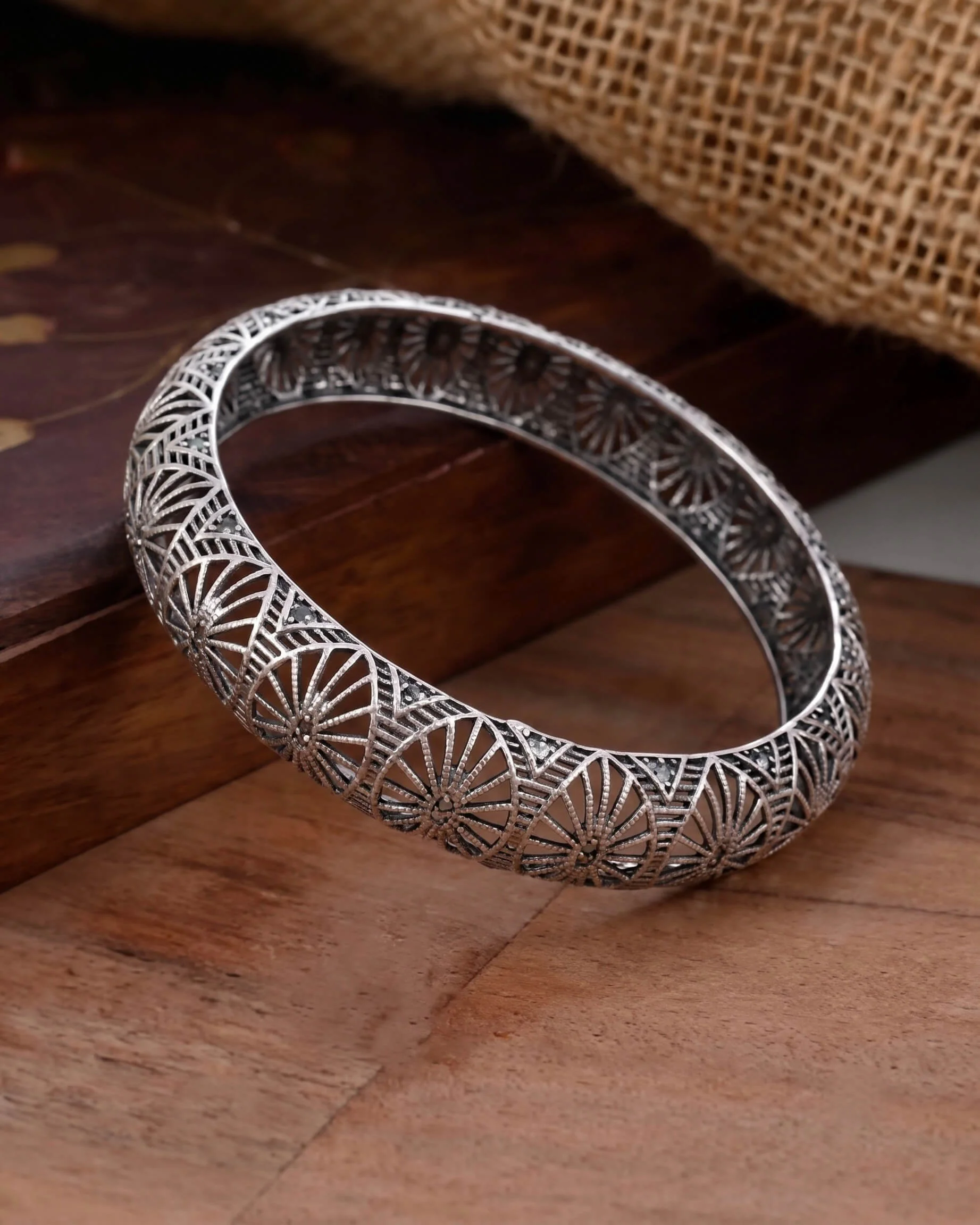 Maya Silver bangle - Image 4