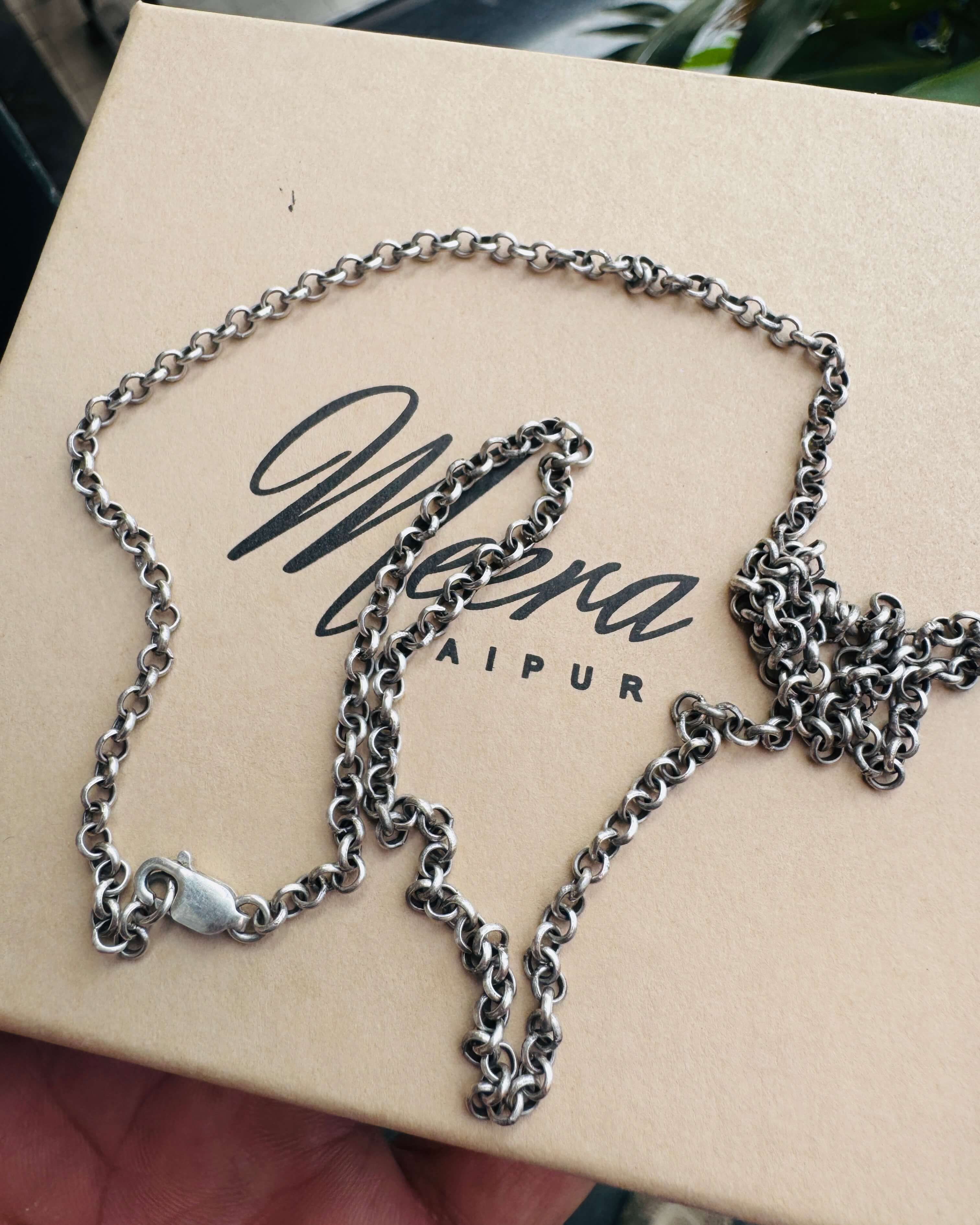Mens sterling silver link chain - Image 4