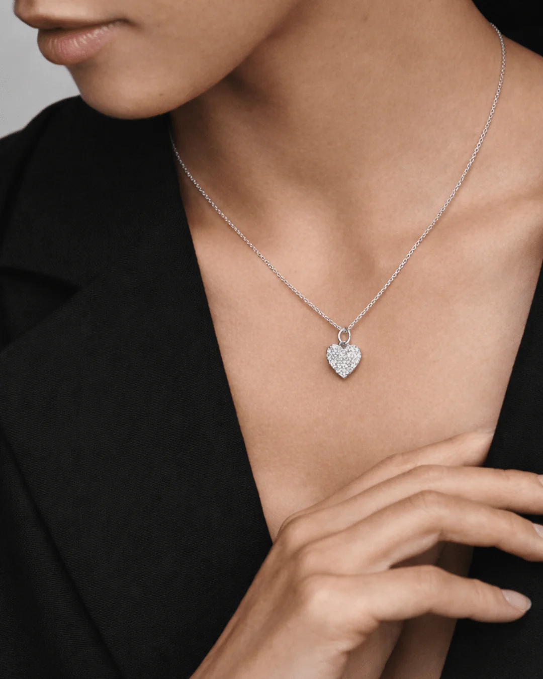 Mini Crystal Heart Pendant