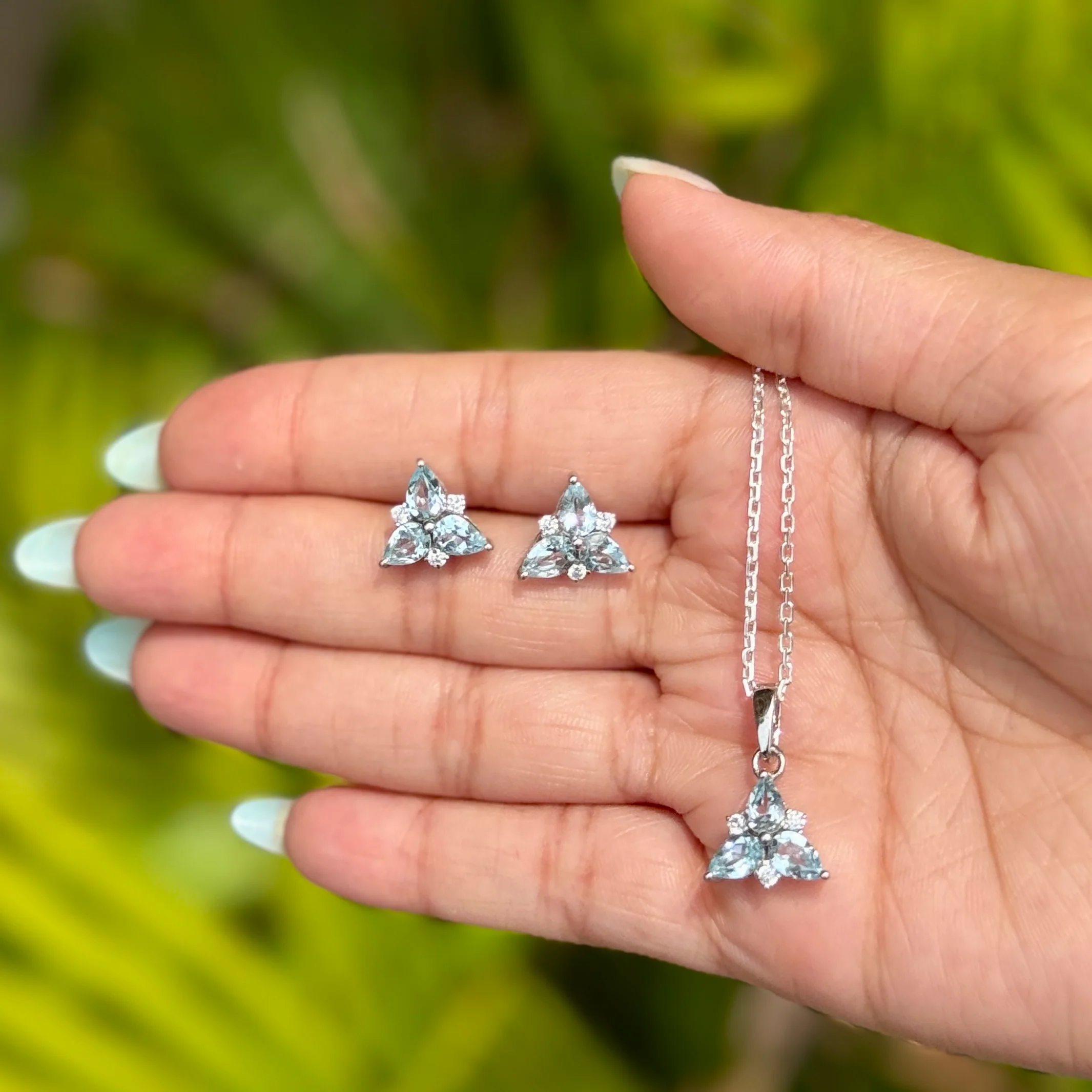 Aquaflora Petal Silver Set - Image 4