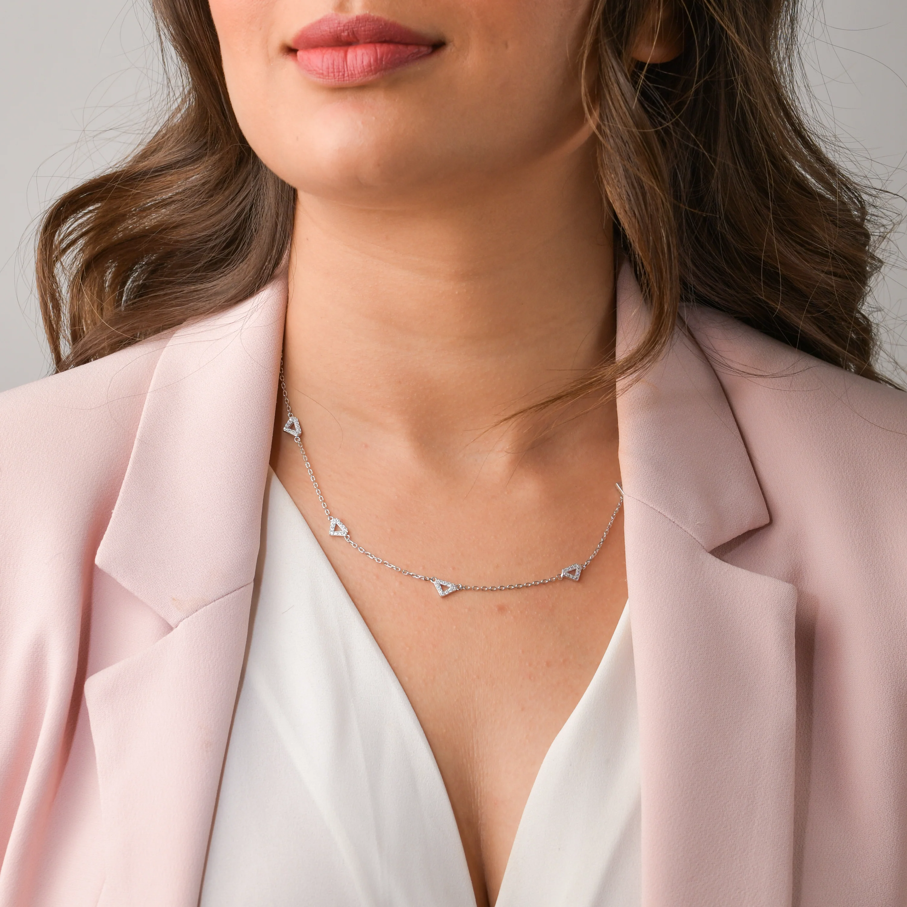 Modern Multi Loop Necklace - Image 2
