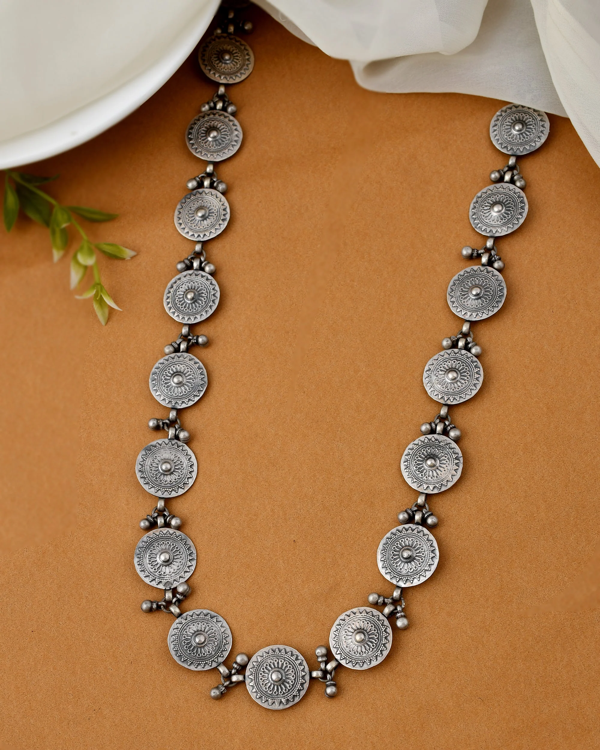 Nalin silver long necklace - Image 3