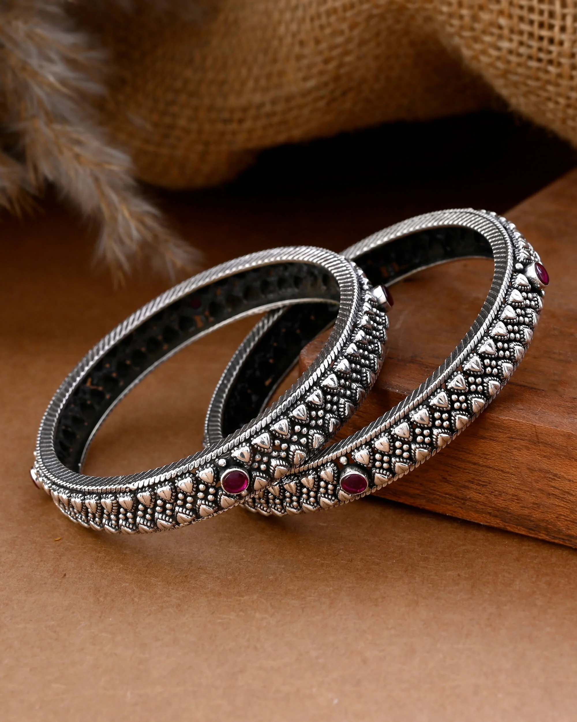 Nalini Silver Bangle ✦ - Image 2