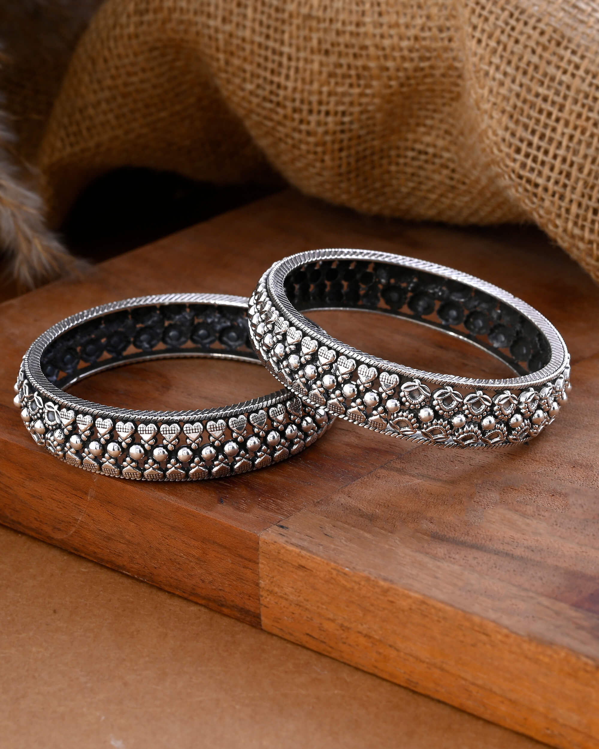 Nandini Silver Bangle ✦