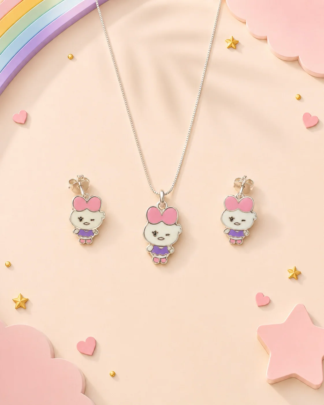 Pretty in Pink Doll Set