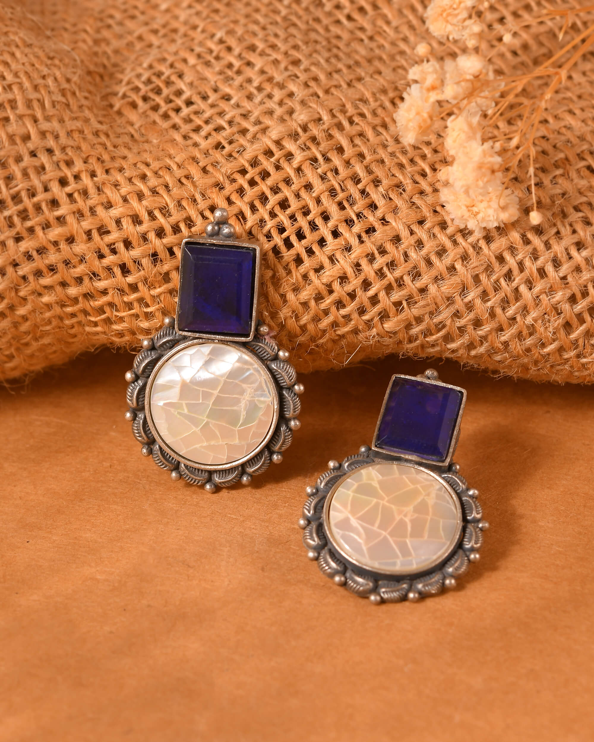 Neel Silver Earrings - Image 2