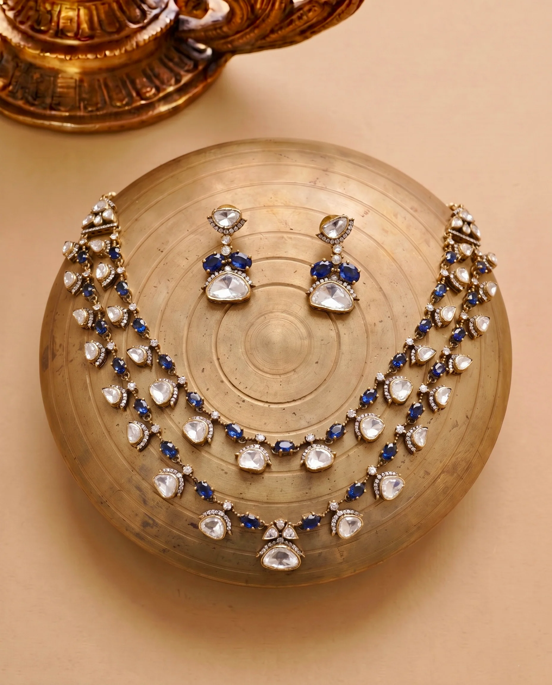 Neel Silver Necklace Set - Image 4