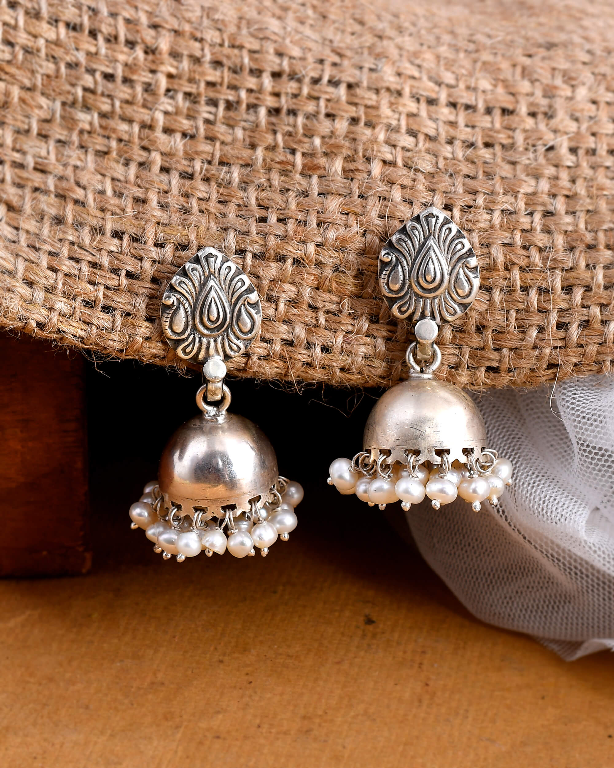 Pariza silver earrings - Image 3