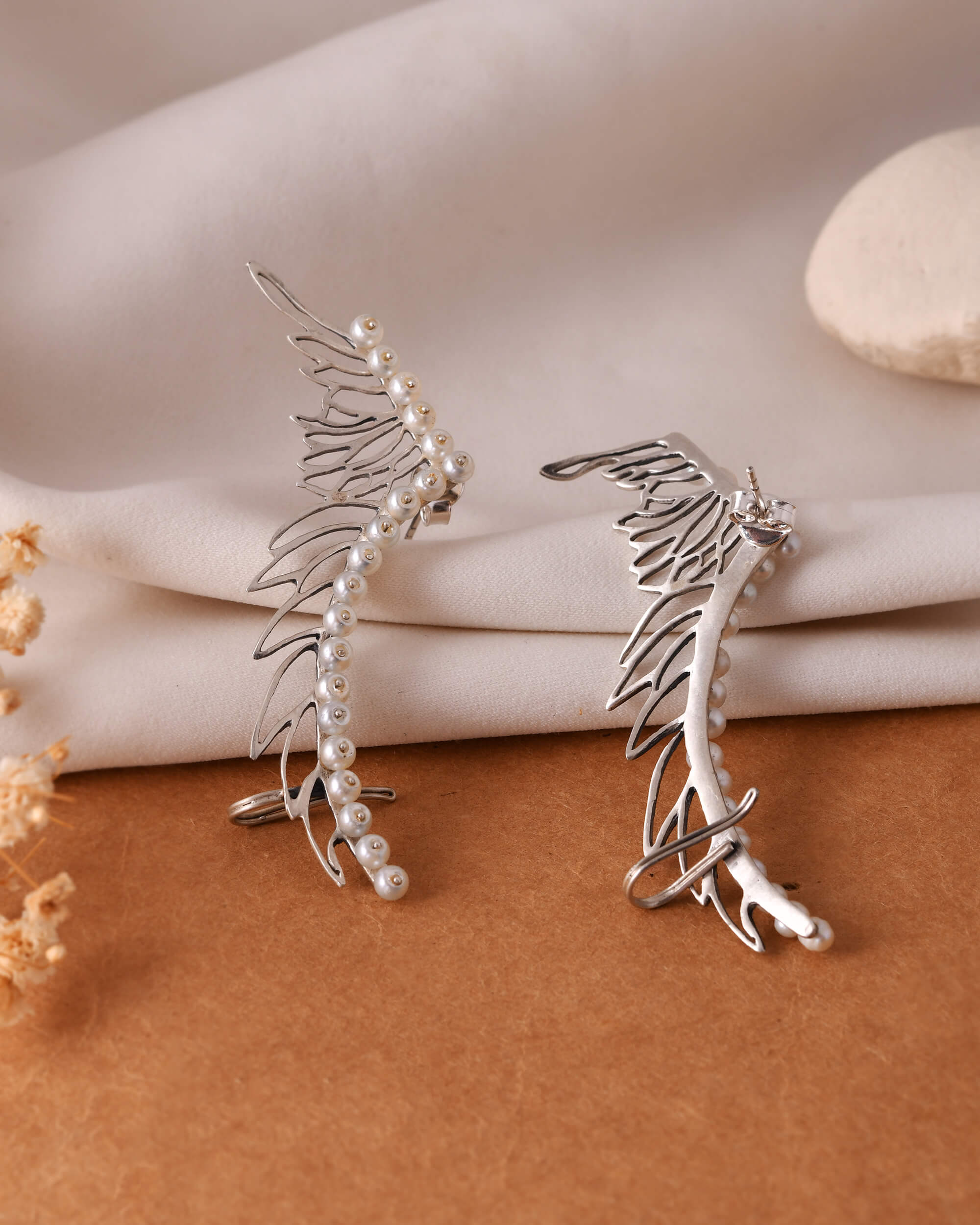Pearl silver cuff - Image 3