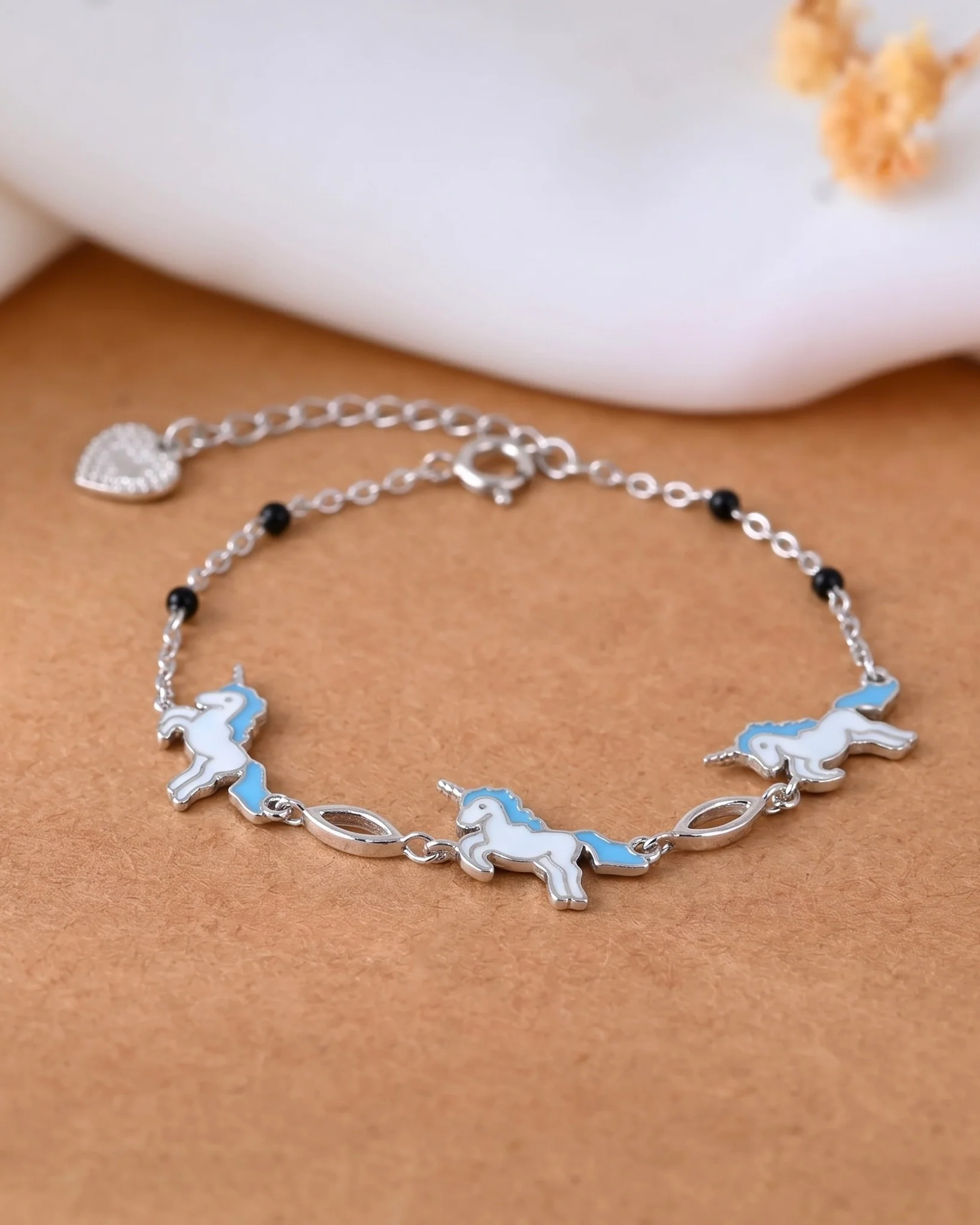Protective Unicorn Charm Bracelet