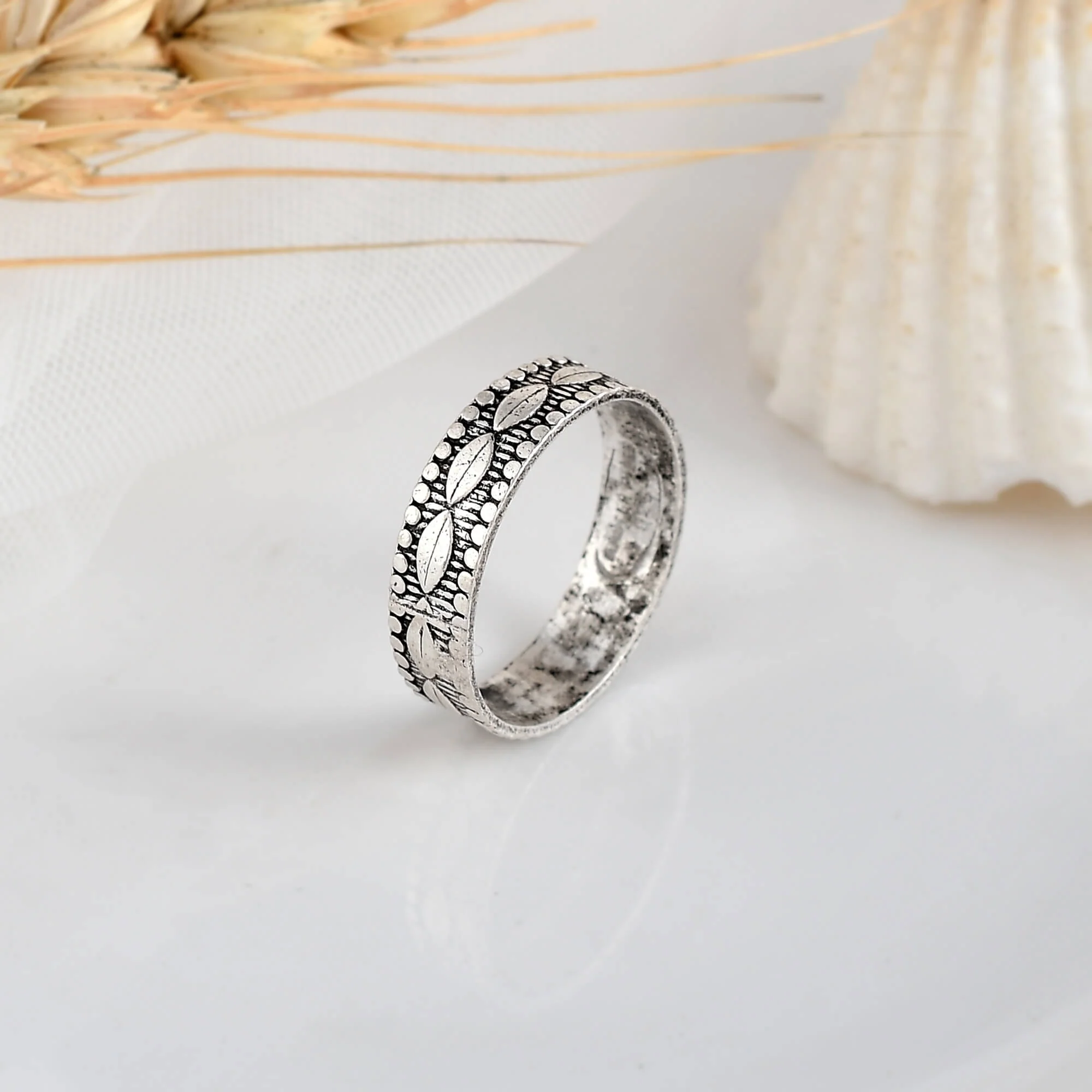 Pushp Silver Band - Image 2