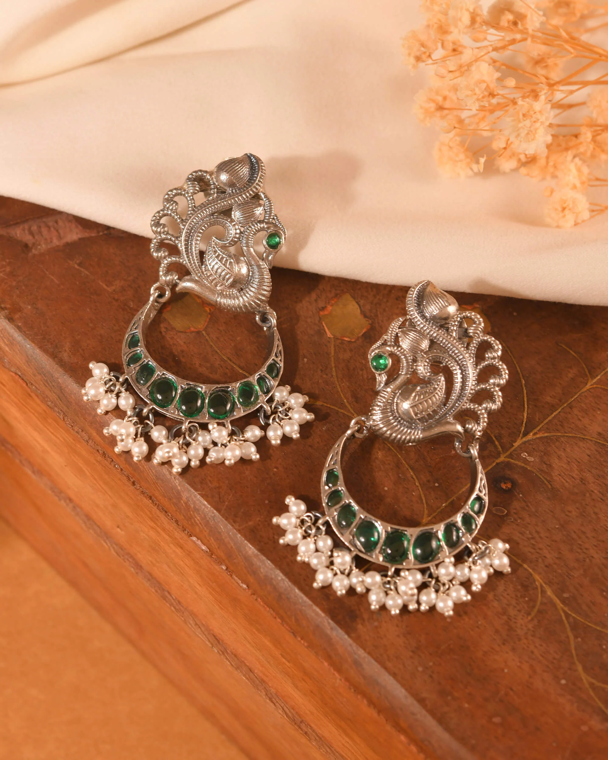 Ranga Silver Earrings
