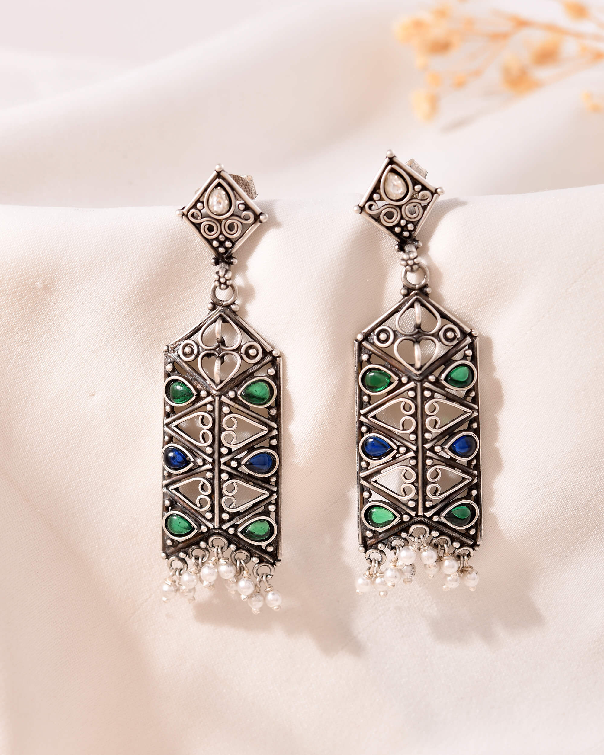 Rangjaat Silver Earrings - Image 2