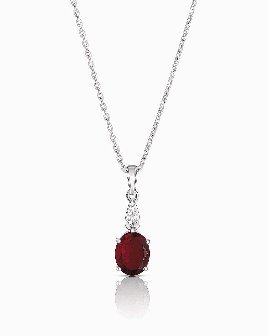 Ruby Drop Pendant