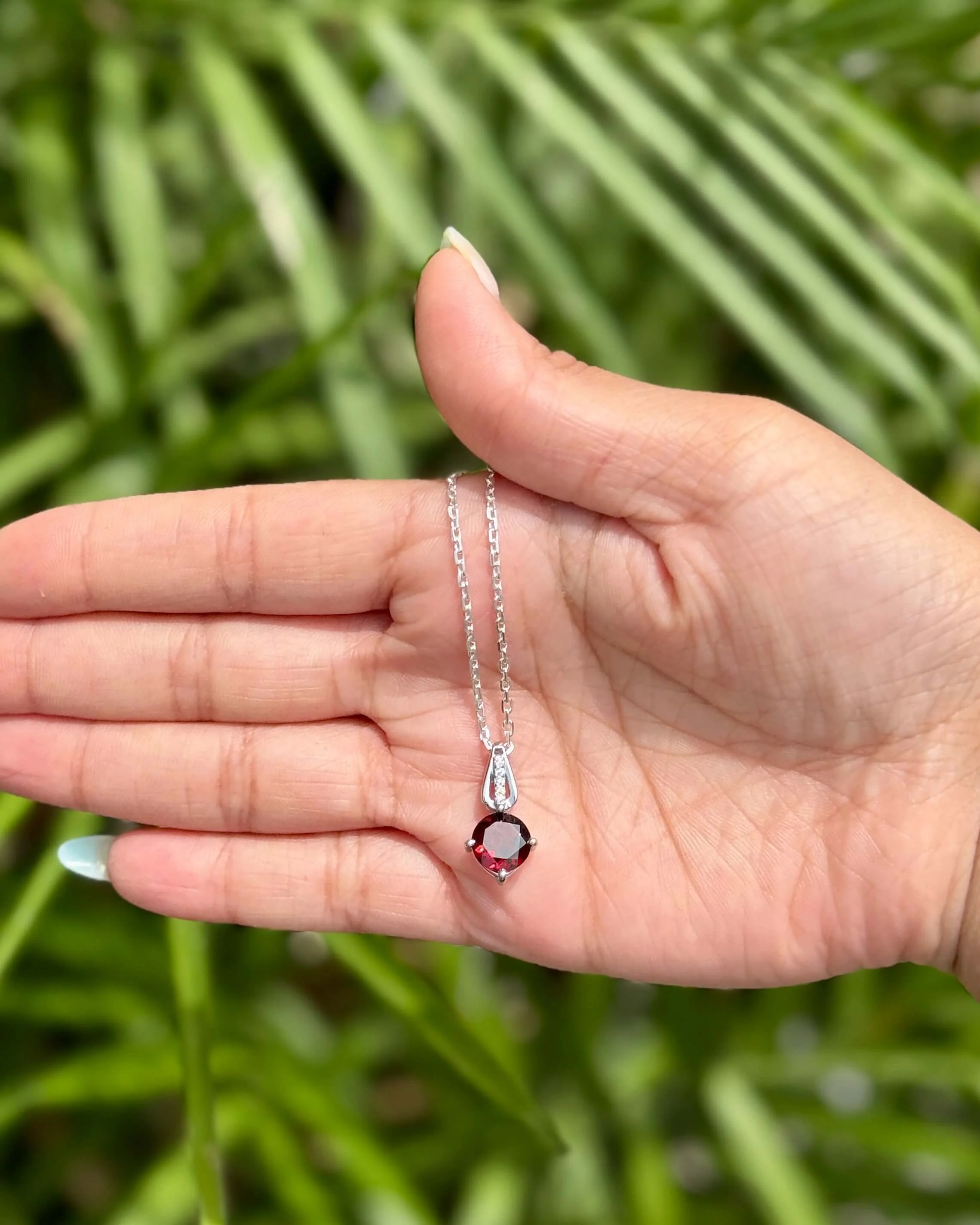 Ruby Drop Pendant - Image 4