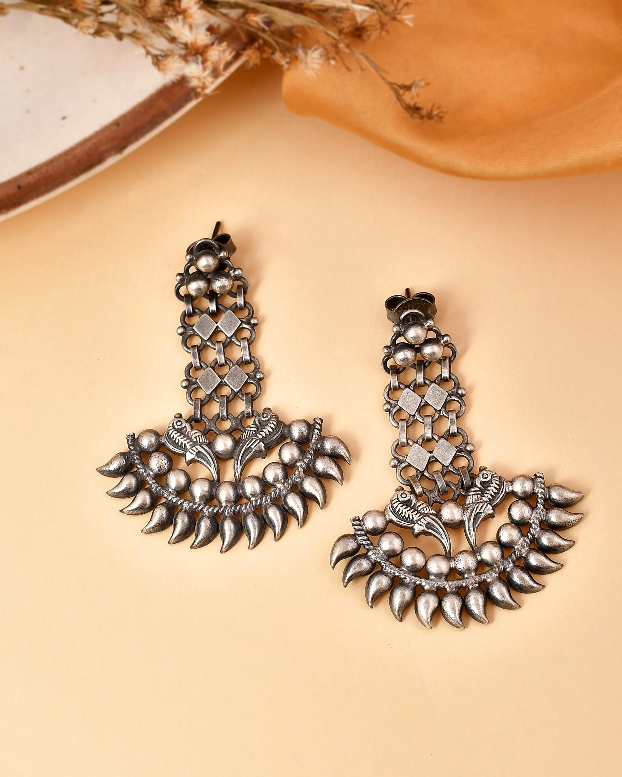 Ryna silver earrings - Image 3