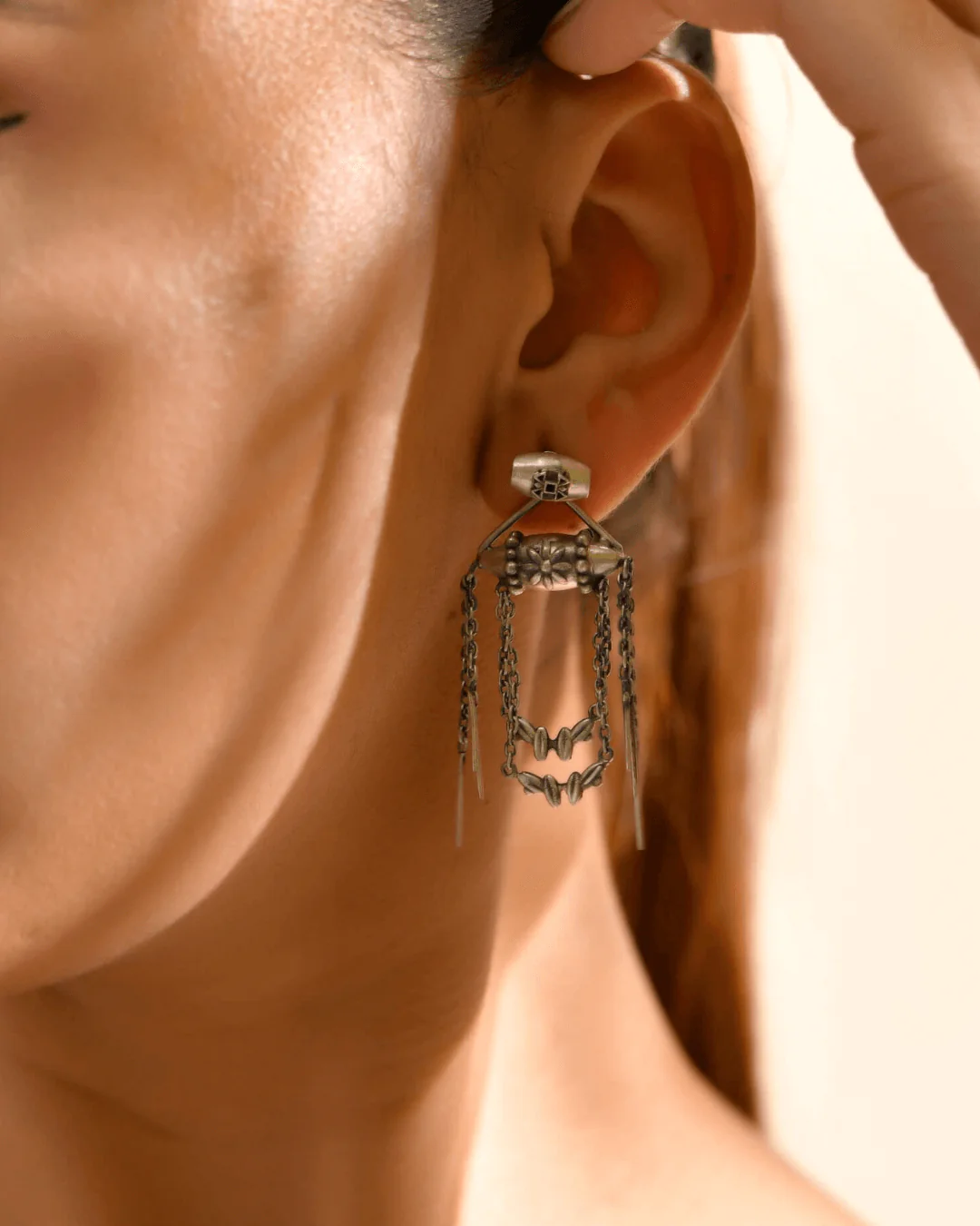 Samaira silver earrings - Image 5