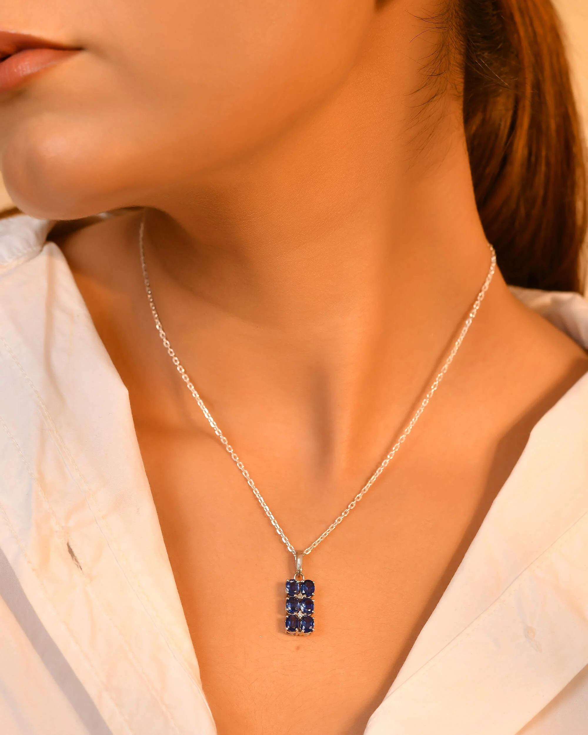 Sapphire Matrix Pendant - Image 3