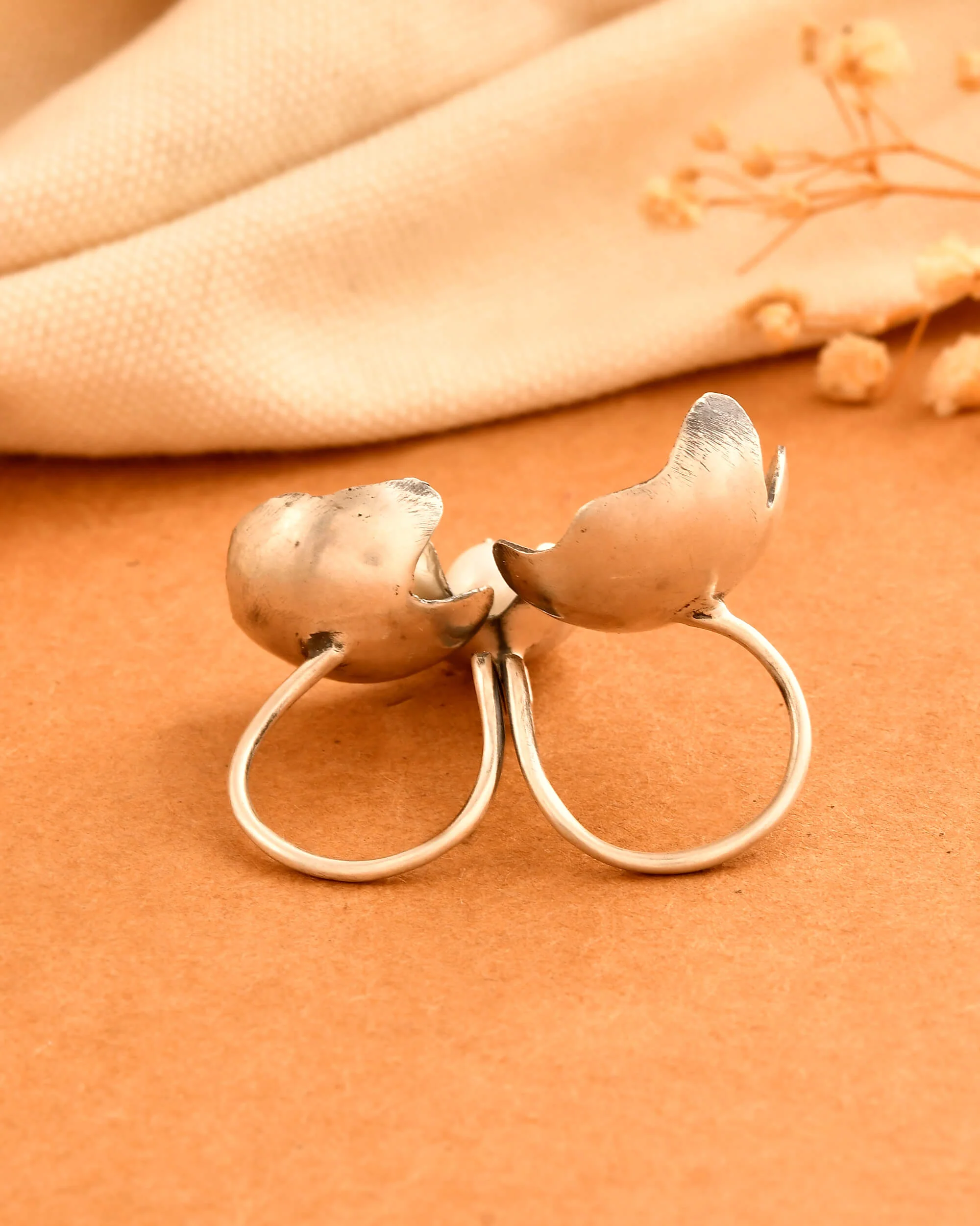 Seap SIlver Ring with Pearl - Image 4