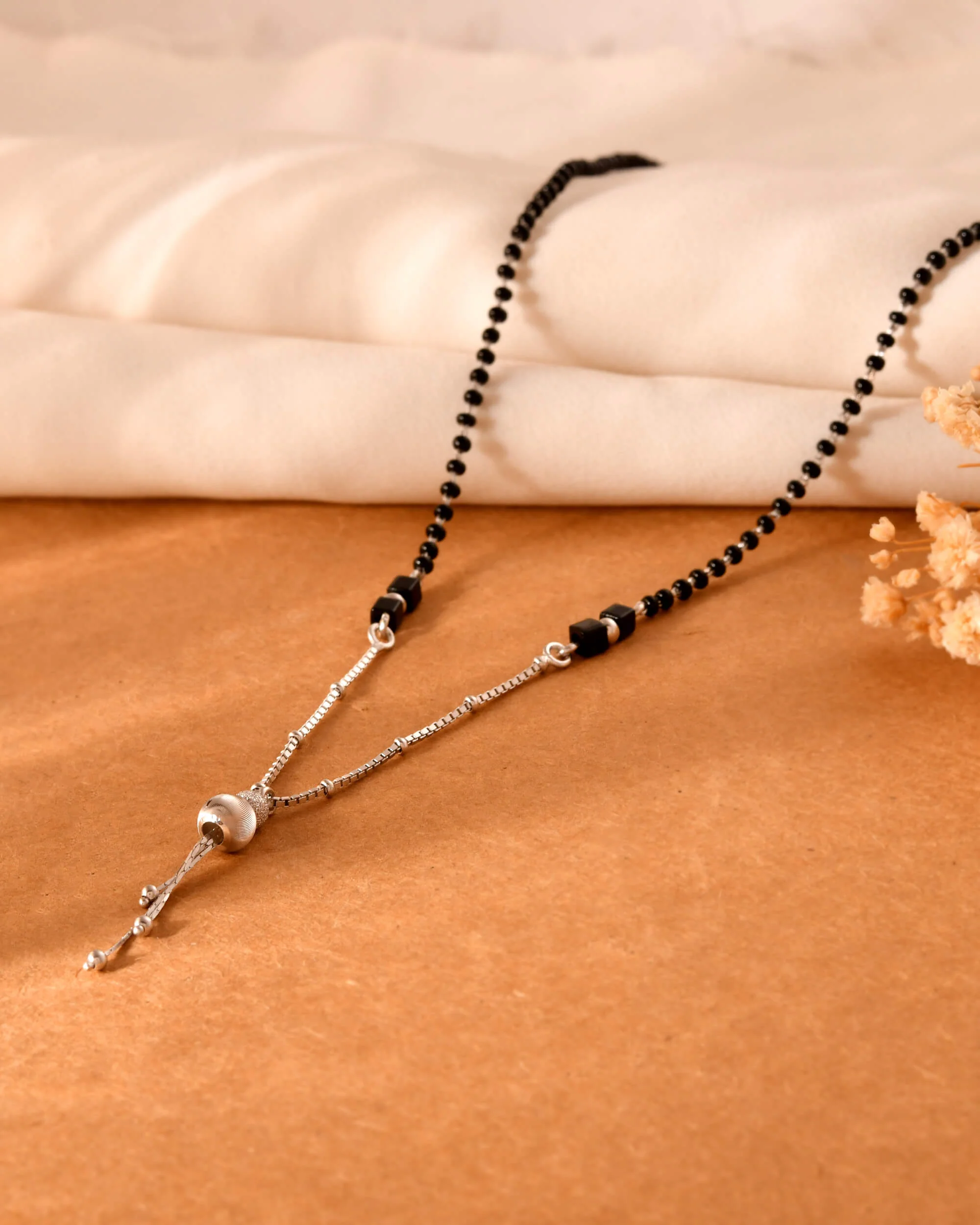 Silver Mangalsutra Drop Charm - Image 3