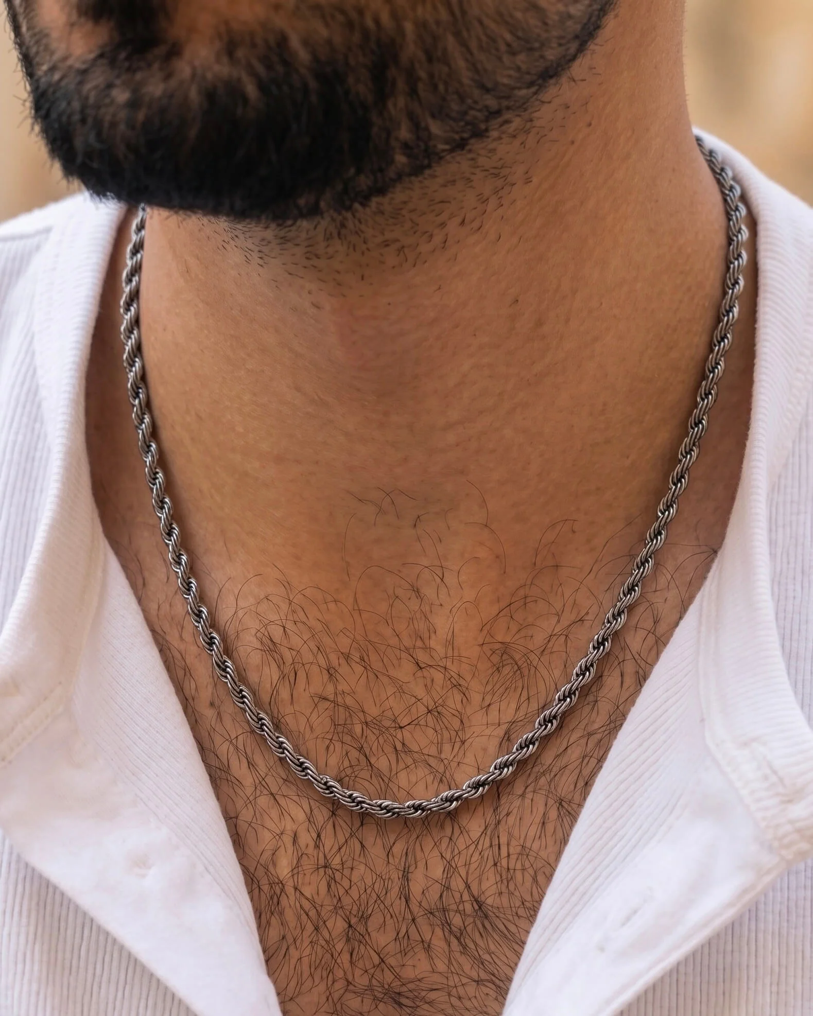 Silver Rope Chain - Image 2