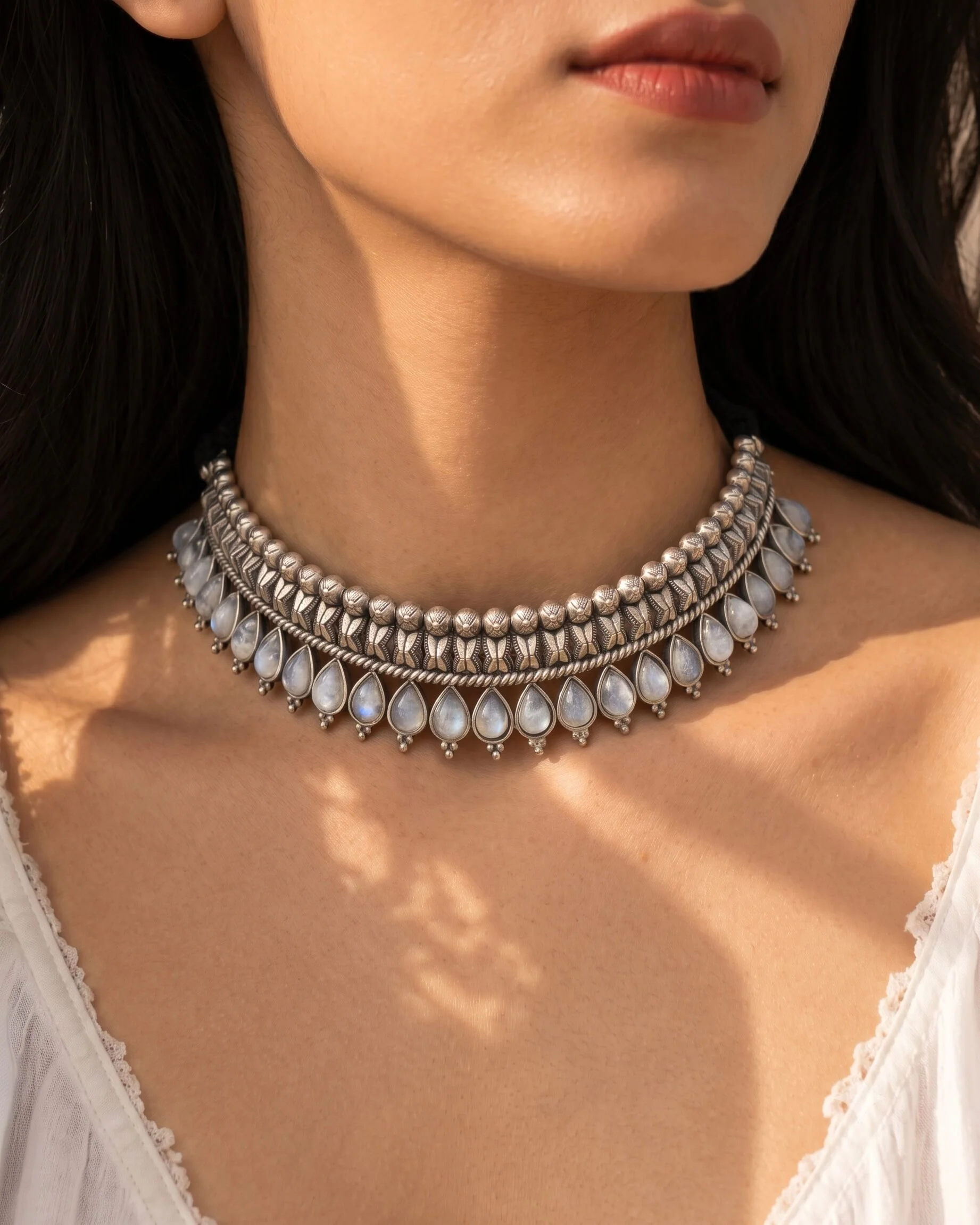 Somya Silver Necklace