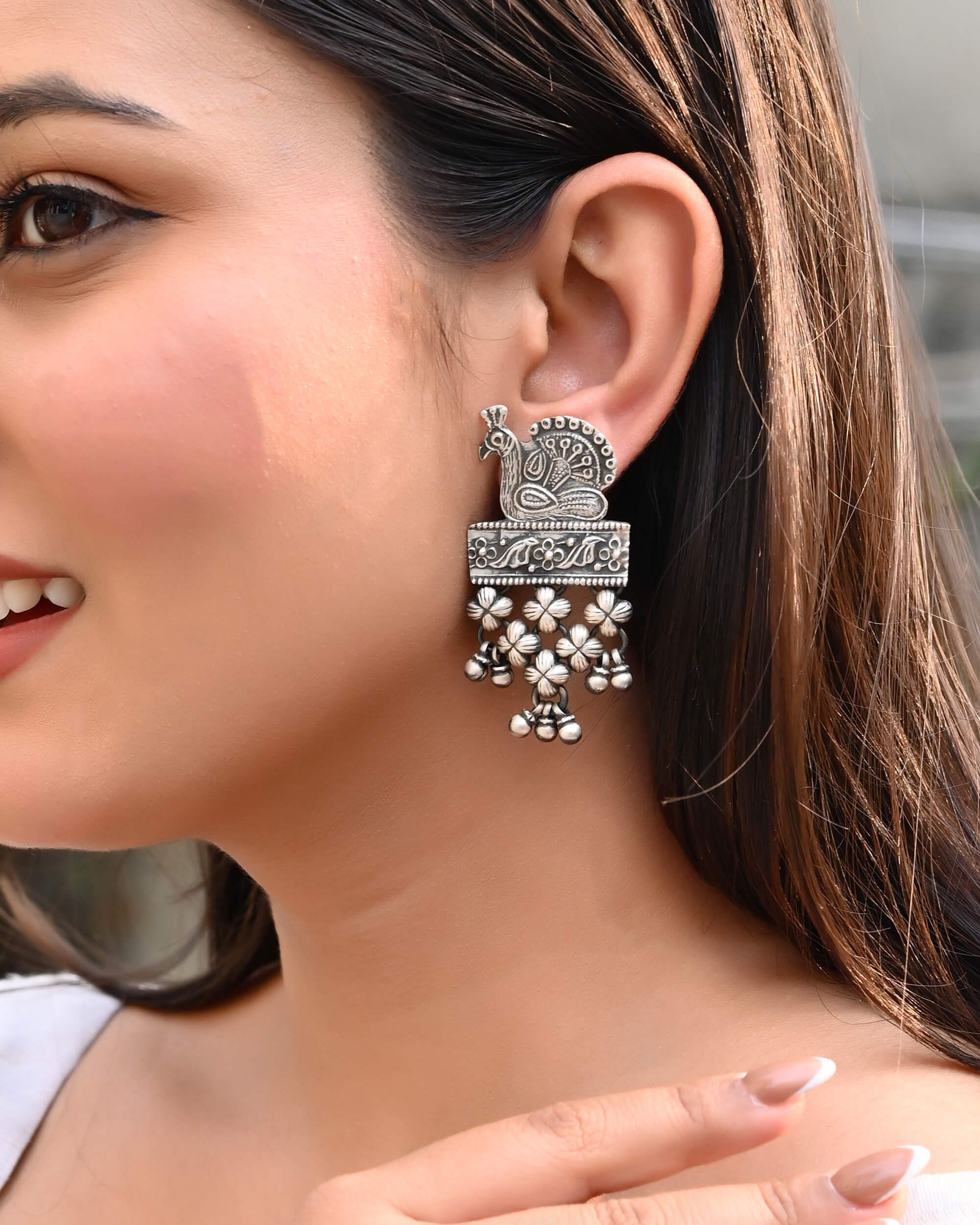 Taal Silver Earrings - Image 2