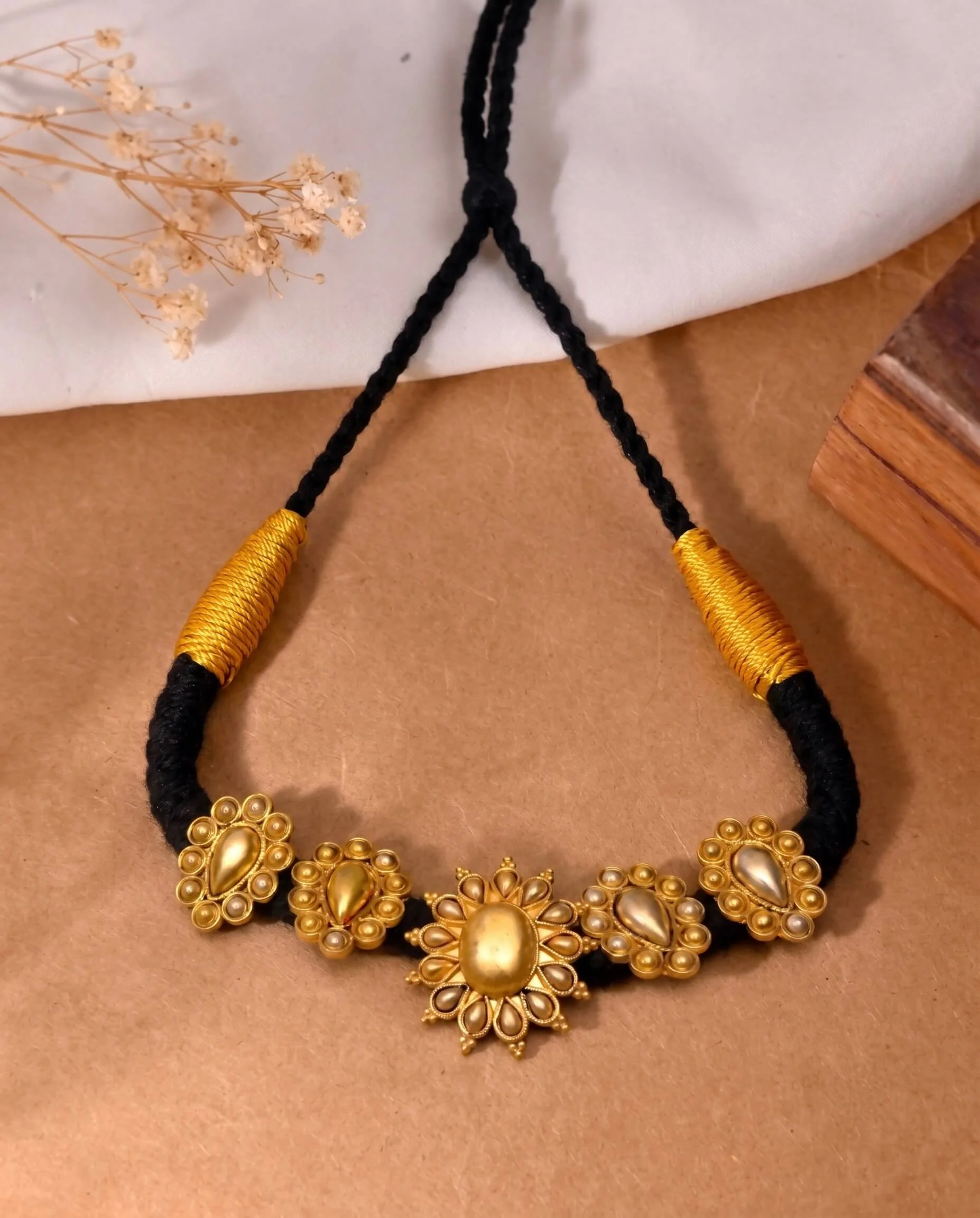 Taruni Silver Choker Necklace