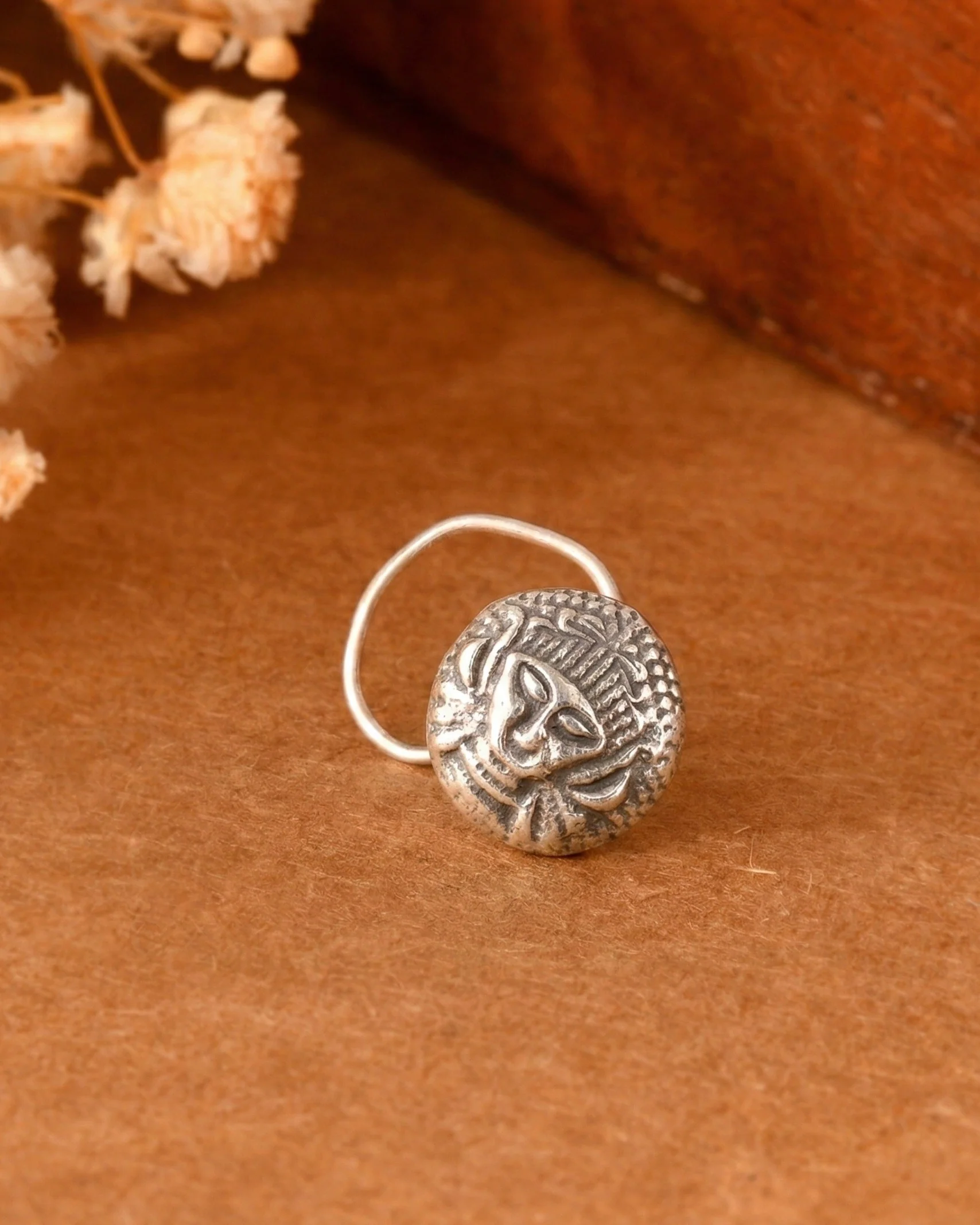 Tribal Face Nose Pin