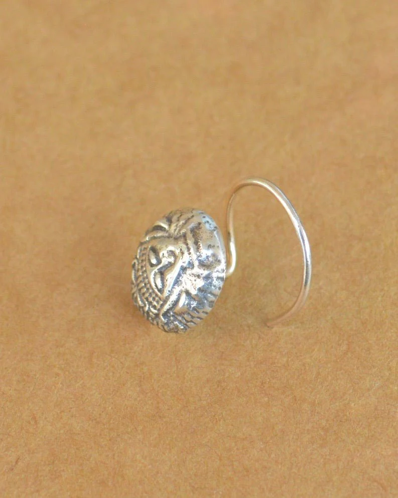 Tribal Face Nose Pin - Image 3