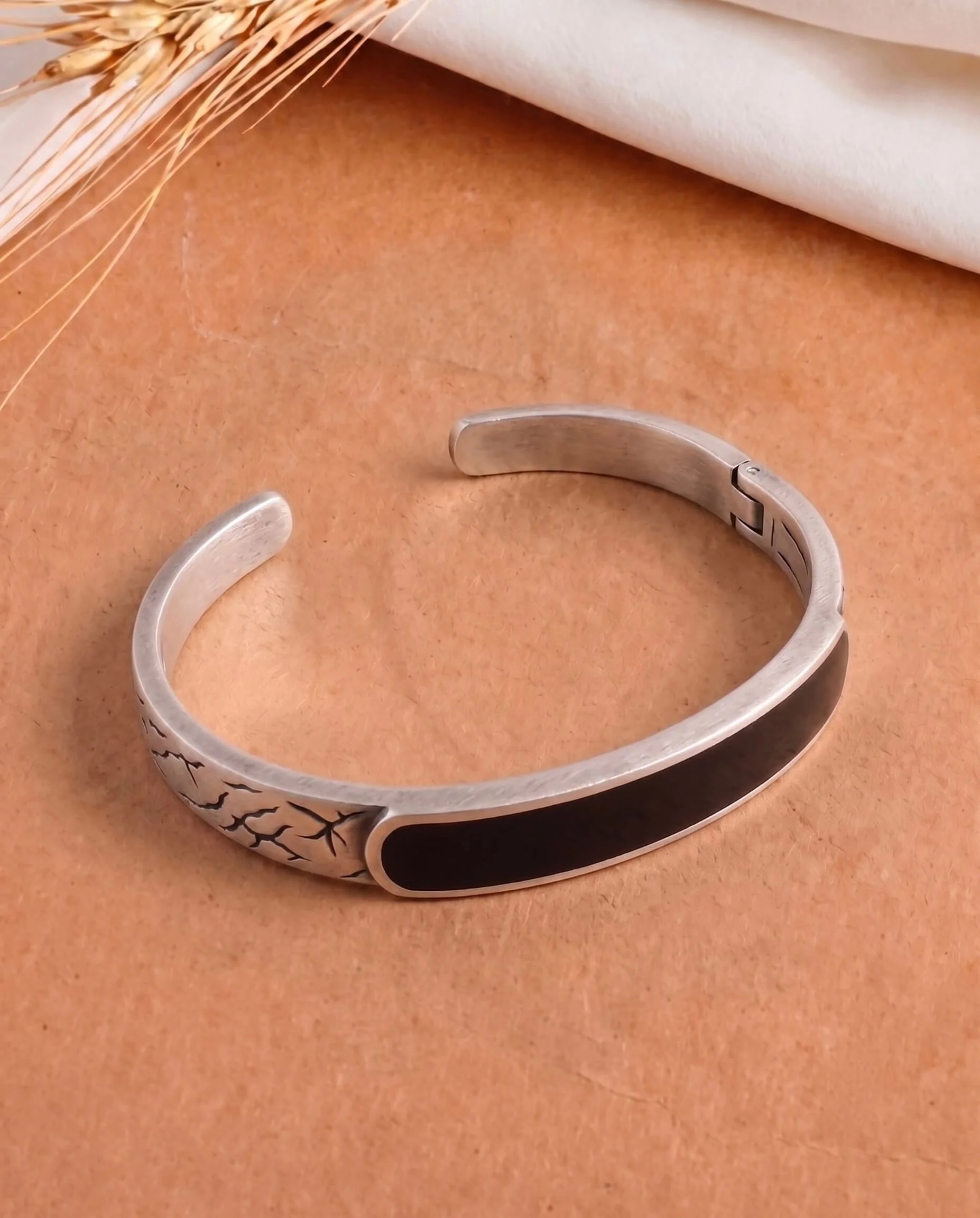 Vikram Silver Bangle - Image 3