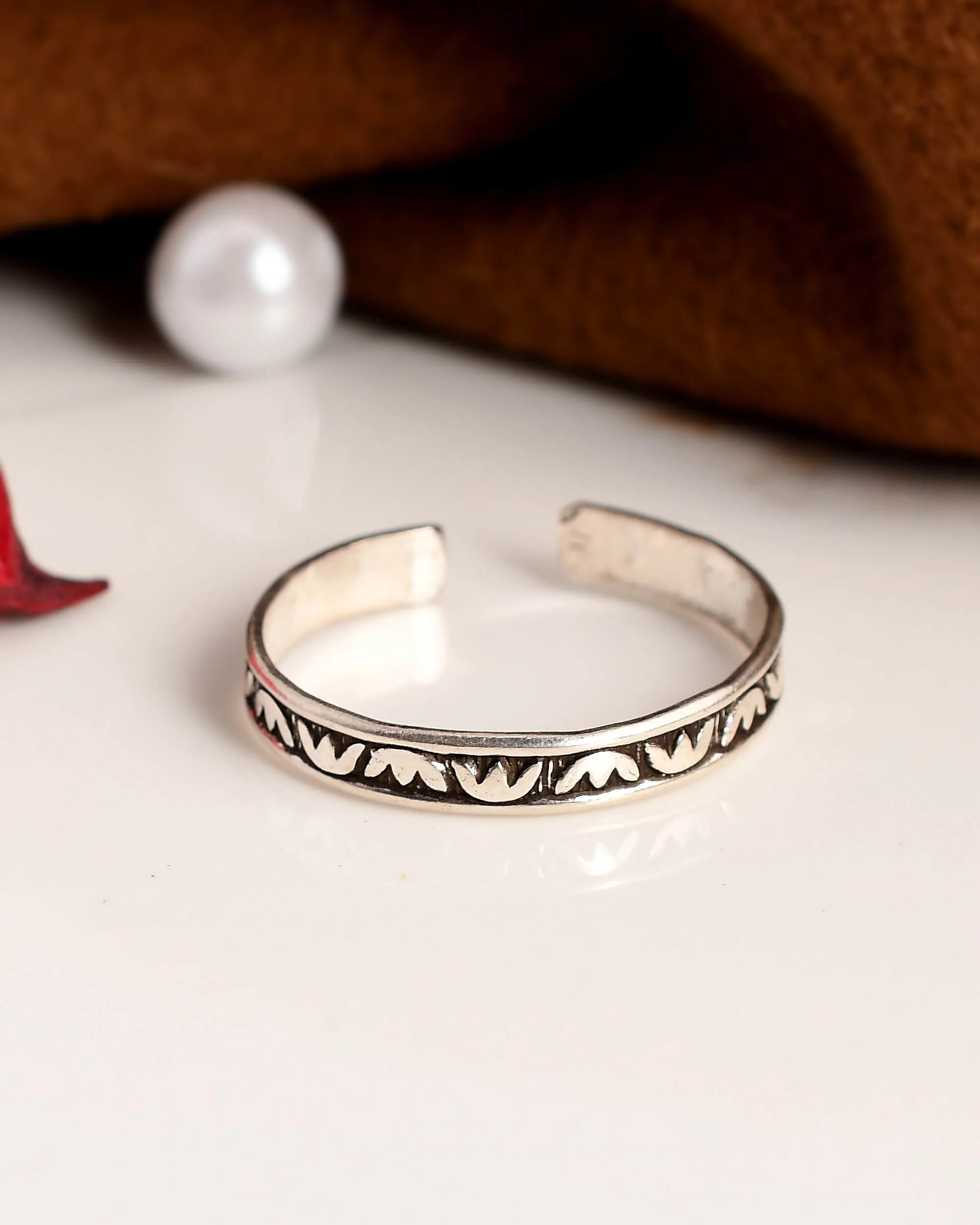 Zavi silver Thumb ring - Image 3